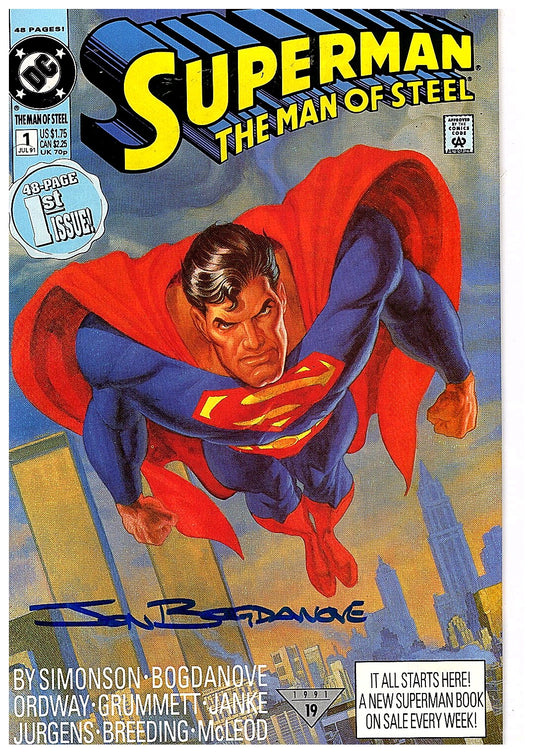 [Signed] Superman the Man of Steel #1