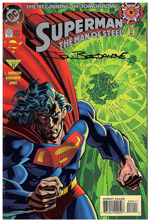 [Signed] Superman - The Man of Steel No. 0