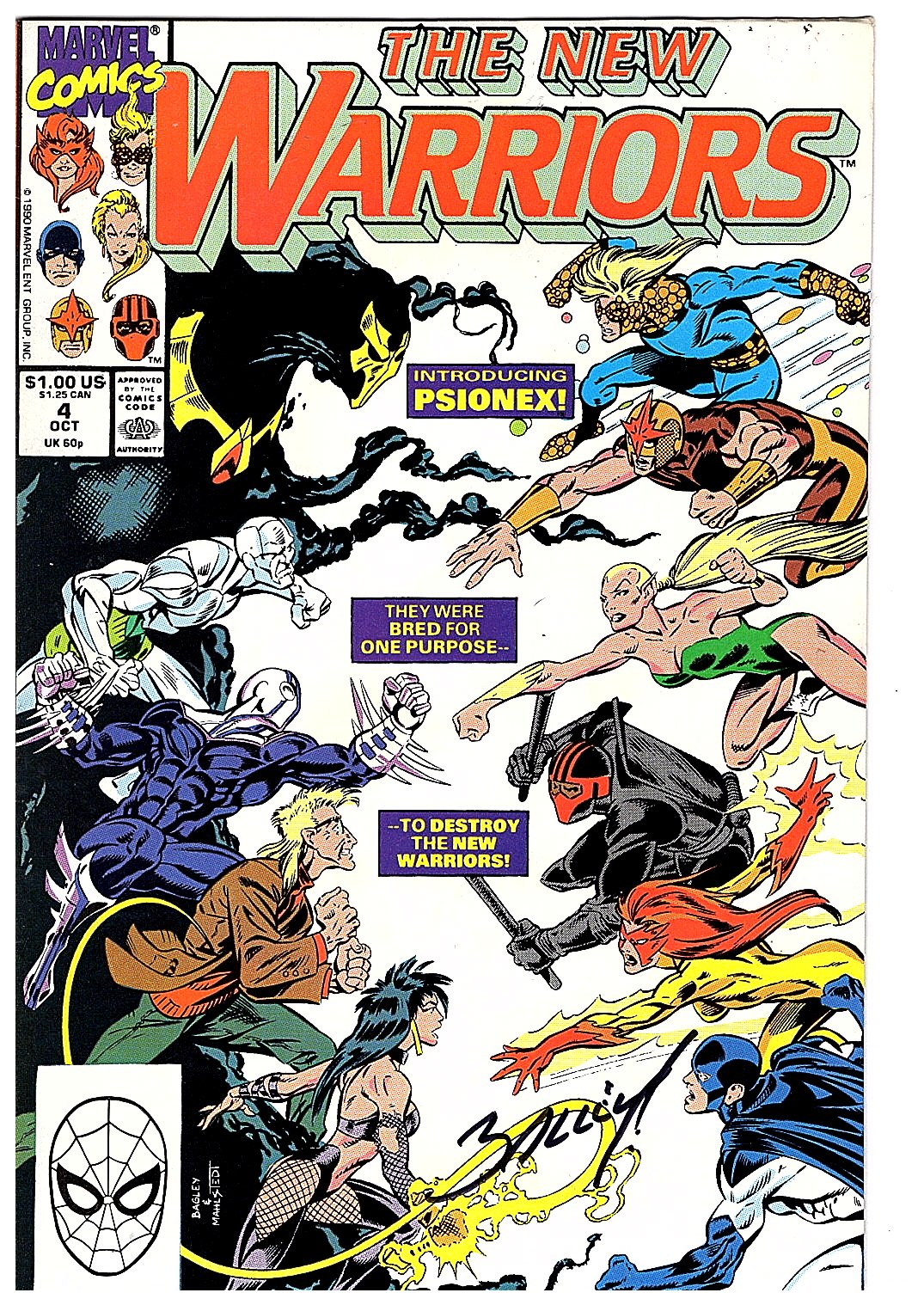 [Signed] The New Warriors #4