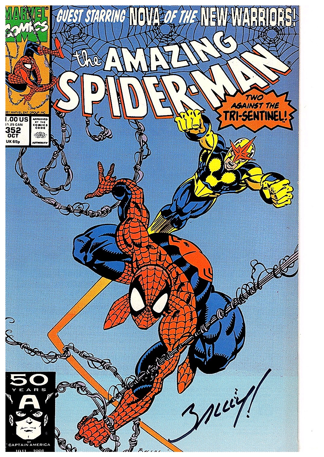 [Signed] The Amazing Spider-Man #352