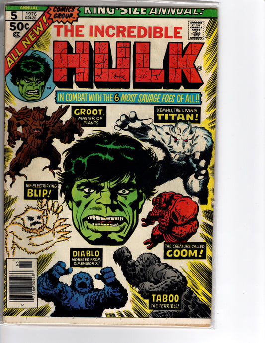 The Incredible Hulk Annual #5