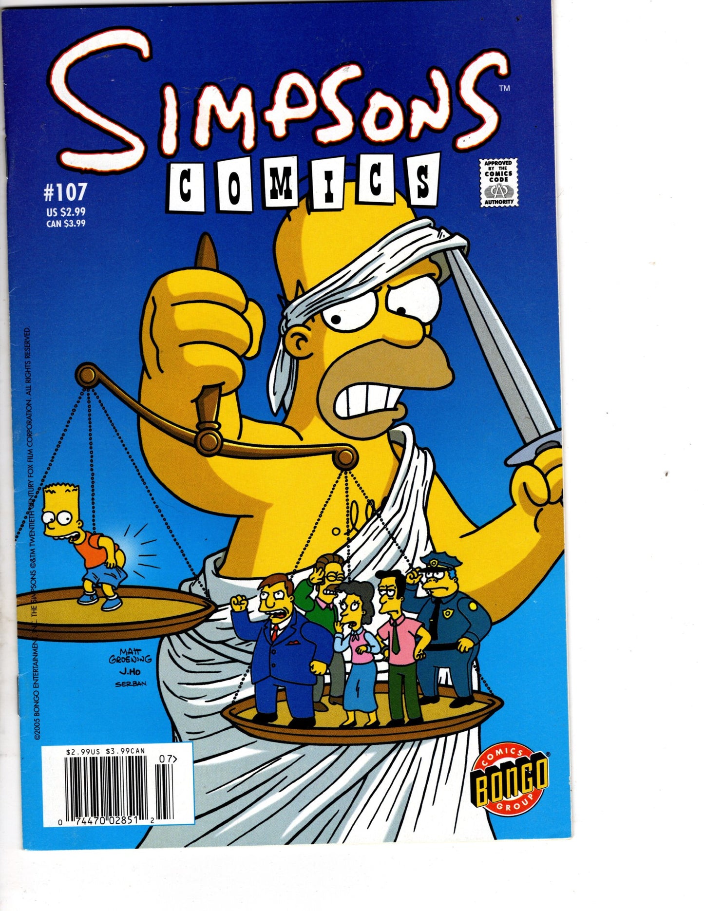 Simpsons Comics #107